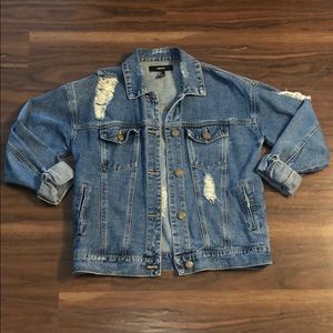 Distressed Jean Jacket